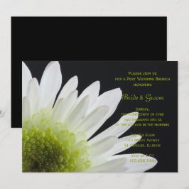 Convites Branca Daisy Black Posta Wedch Brunch