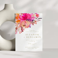 Branca de Casamento Floral, Cor de Água Rosa Brilh