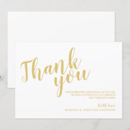 Convites Branca Elegante Clássica e Casamento Dourado Obrig