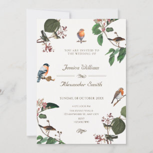 Convites Branch deixa casamento Bird