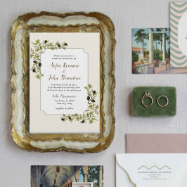 Convites Branch Deixa Casamento Botânico