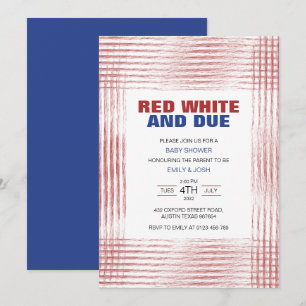 Convites Branco vermelho e arte devidamente verificada