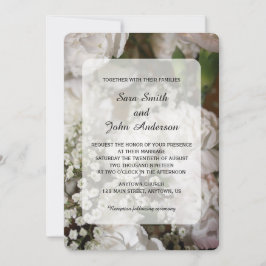 Convites Brancos e Casamento Respiratório do Bebê