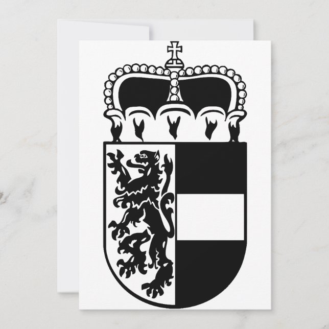 Convites Brasão de armas de Salzburgo (Frente)