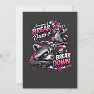 Convites Break dance, break down, diversão disco