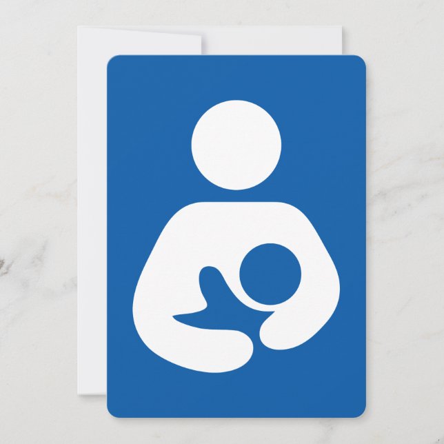Convites Breastfeeding / Nursing Icon (Frente)