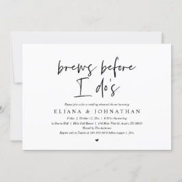 Convites Brew antes de mim, Janto de ensaio de casamento