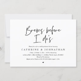 Convites Brew antes de mim, Janto de ensaio de casamento