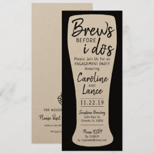 Convites Brews antes que eu faça a Festa de casamento do N