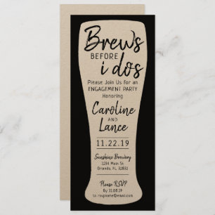 Convites Brews antes que eu faça a Festa de casamento do No