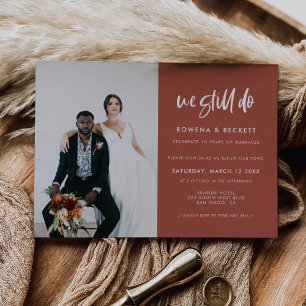 Convites Brick moderno queimado Ainda fazemos foto de renov