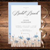 Bridal Azul de Cornflower & Wheat Field