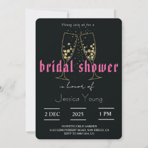 Convites Bridal Bash e Cocktail Call, noiva