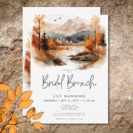 Convites Bridal Rustic Fall Mountain