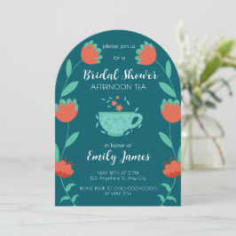 Convites Bridal Shower - Afternoon Tea Party Invitation
