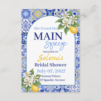 Convites Bridal Shower Invitation Card