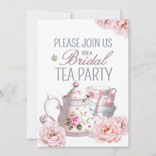 Convites Bridal Tea Party Teacups Casamento Brunch