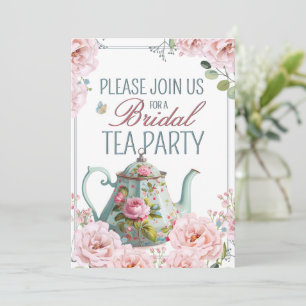 Convites Bridal Tea Party Teacups Casamento Brunch