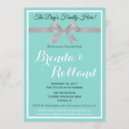 Convites BRIDE Touch Silver Wedding Suite - Festa de ensaio