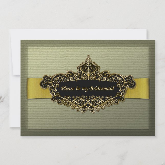 Convites Bridesmaid (Frente)