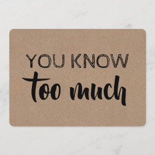 Convites Bridesmaid / Madrinha de casamento Engraçado Moder