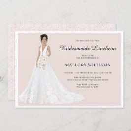Convites Bridesmaids Luncheon Bridal Gown