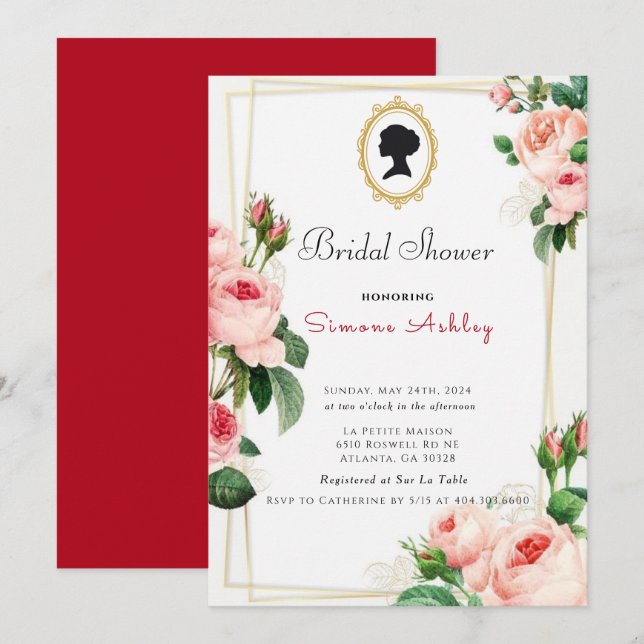 Convites Bridgerton, Julia Quinn, Serie Bridgerton, Libros (Frente/Verso)