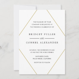 Convites Bridget Geométrico Modern Wedding