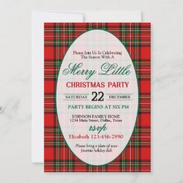 Convites Bright and Colorful Christmas Party Invitation