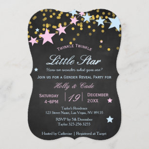 Convites Brilha O Que Você É Revela De Gênero