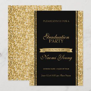 Convites Brilhante Dourado