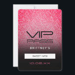 Convites Brilhante preto rosa quente Brilhante Doce 16.ª pa<br><div class="desc">Pode ser personalizado para atender às suas necessidades. © Gorjo Designs. Feito para você através da plataforma Zazzle. // Precisa de ajuda para personalizar o seu design? Tem outras ideias? Sinta-se à vontade para me contactar (Zoe) diretamente.</div>