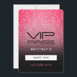 Convites Brilhante preto rosa quente Brilhante Doce 16.ª pa<br><div class="desc">Pode ser personalizado para atender às suas necessidades. © Gorjo Designs. Feito para você através da plataforma Zazzle. // Precisa de ajuda para personalizar o seu design? Tem outras ideias? Sinta-se à vontade para me contactar (Zoe) diretamente.</div>