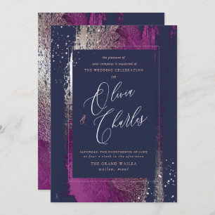 Convites Brilho, Bolsa de inverno Escova Marinho