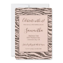 Brilho de Impressão de Zebra Marrom Chocolate Pêss