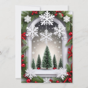 Convites Brilho Festivo de Natal na Janela ❄️Exposição de F