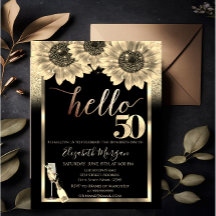 Brilho, Girassóis, Vidro Preto Festa de 50 Anos de