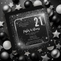 Brilho Glamouroso | Estrelas Prata Aniversário de