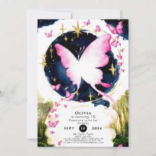 Convites Brincadeira de Borboleta de Diversão