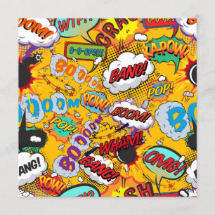 Convites Brincadeira Moderna Cômico Colorido Mostra Ouvidos