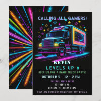Brincadeiras de game Neon Glow Hoje Aniversário