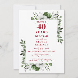 Convites Brindamos aos 40 Anos de Casamento