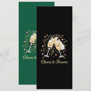 Convites Brinde de Celebração de Casamento