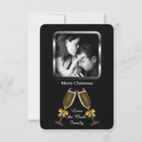 Brinde de Champanhe Elegante Foto Personalizada