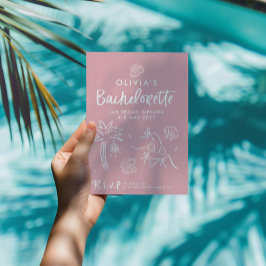 Convites Brinde de torrada de mão branca na costa invi