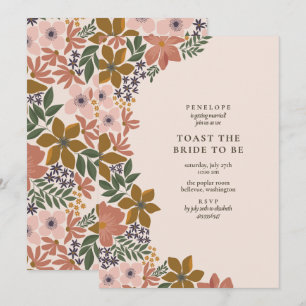 Convites Brinde Floral, Chá da Hora do Cocktail