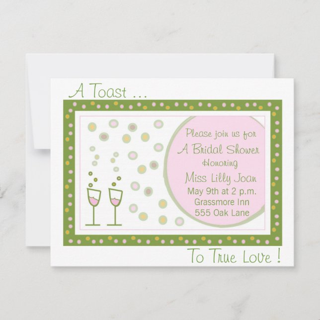 Convites brinde, um brinde…, para rectificar o amor! (Frente)