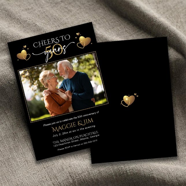 Convites Brindemos aos 50 Anos de Casamento  (Criador carregado)