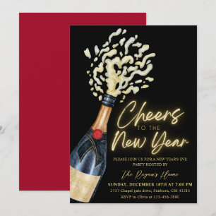 Convites Brindes Elegantes ao Ano Novo Festa de Fim de Ano