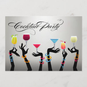 Convites Brindes na Festa de Cocktail de Férias!